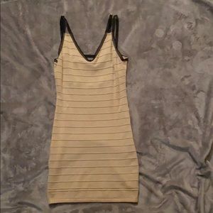 Dress: Black and Cream